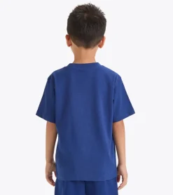 T-SHIRT A MANICA CORTA JUNIOR DIADORA LOGO SALTIRE NAVY 102.180953 60024