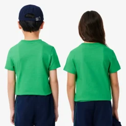 T-SHIRT A MANICA CORTA JUNIOR LACOSTE TJ1122 SIW