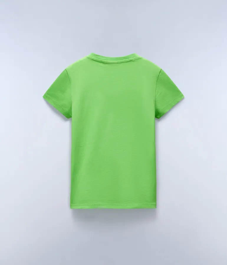 T-SHIRT A MANICA CORTA JUNIOR NAPAPIJRI SALIS 2 GREEN MACAW NP0A4GEH G1U