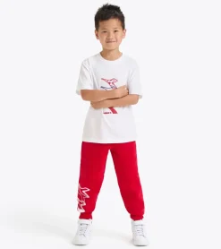 T-SHIRT A MANICA CORTA JUNIOR DIADORA LOGO OPTICAL WHITE 102.180953 20002