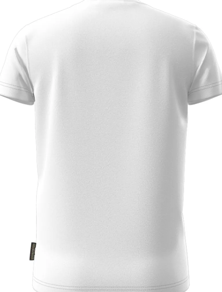 T-SHIRT A MANICA CORTA JUNIOR NAPAPIJRI SALIS 2 BRIGHT WHITE NP0A4GEH 002