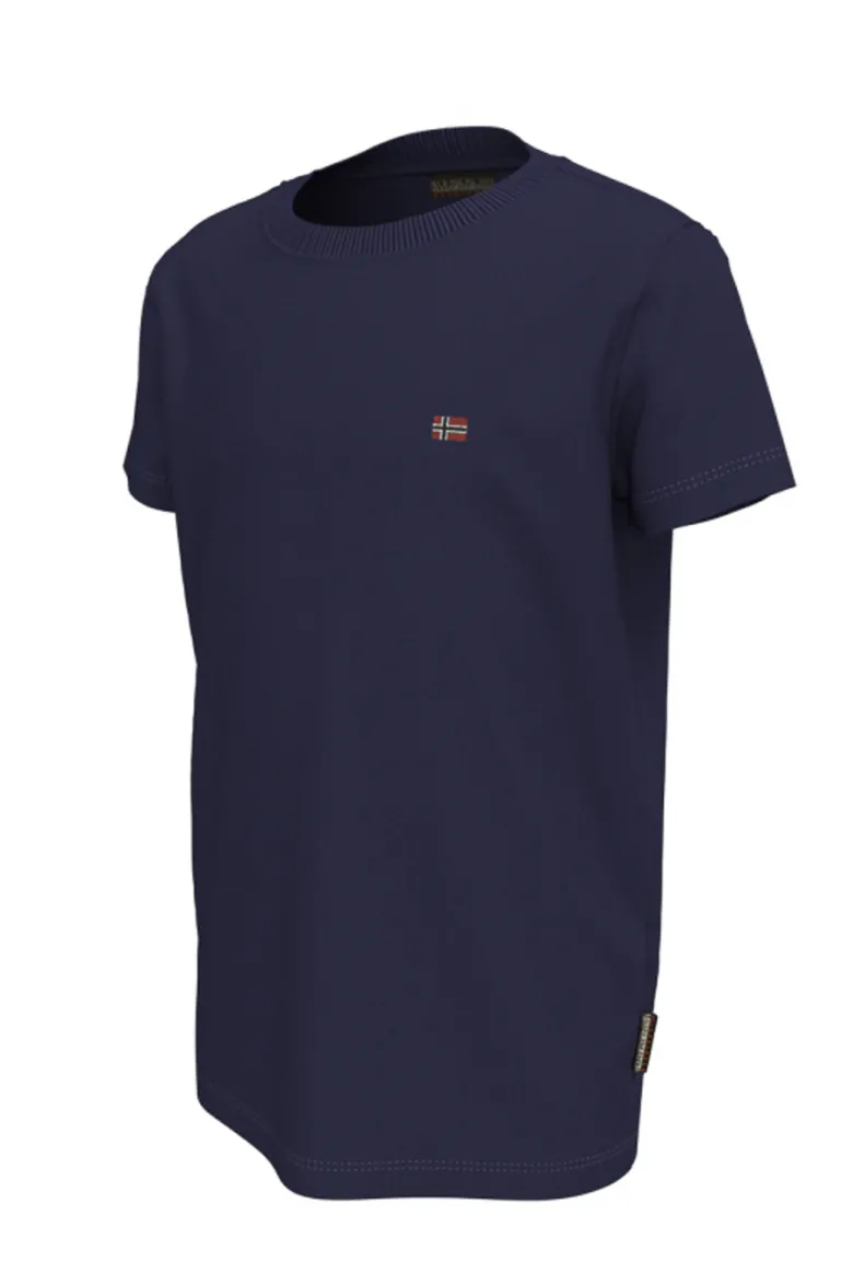 T-SHIRT A MANICA CORTA JUNIOR NAPAPIJRI SALIS 2 BLU MARINE NP0A4GEH 176