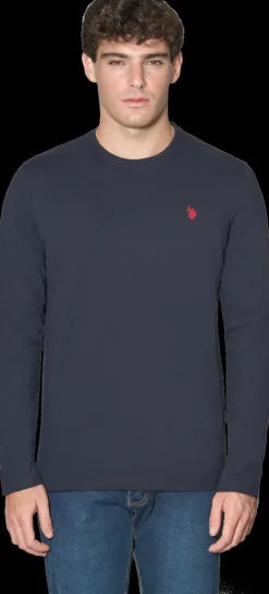 T-SHIRT A MANICA LUNGA DA UOMO US POLO LS EX 66730 US40168003 179