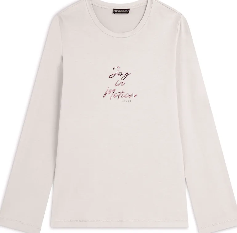 T-SHIRT A MANICA LUNGA DA DONNA FREDDY F4WSDT2 Z102