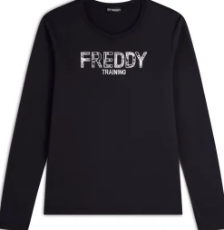 T-SHIRT A MANICA LUNGA DA DONNA FREDDY F4WTRT4 N