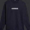 T-SHIRT A MANICA LUNGA DA UOMO NAPAPIJRI S-BOX LS 3 BLU MARINE NP0A4GK7 176