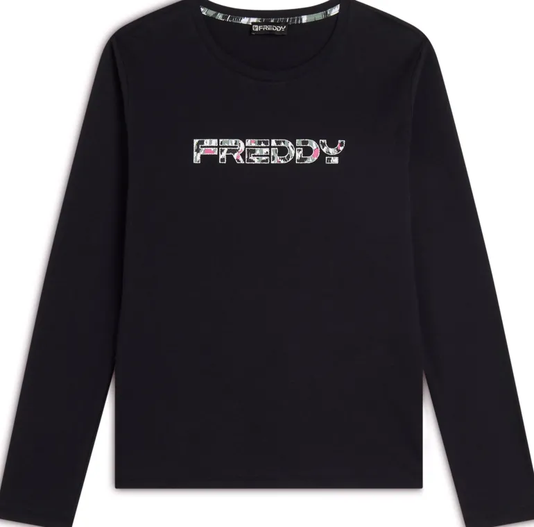 T-SHIRT A MANICA LUNGA DA DONNA FREDDY F4WMVT3 N