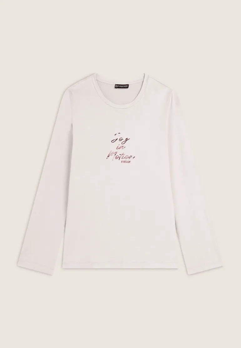 T-SHIRT A MANICA LUNGA DA DONNA FREDDY F4WSDT2 Z102