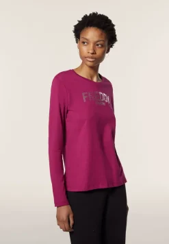 T-SHIRT A MANICA LUNGA DA DONNA FREDDY F4WTRT4 E44