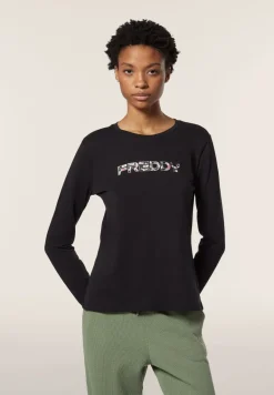 T-SHIRT A MANICA LUNGA DA DONNA FREDDY F4WMVT3 N