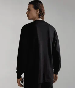 T-SHIRT A MANICA LUNGA DA UOMO NAPAPIJRI S-BOX LS 3 BLACK NP0A4GK7 041