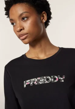 T-SHIRT A MANICA LUNGA DA DONNA FREDDY F4WMVT3 N