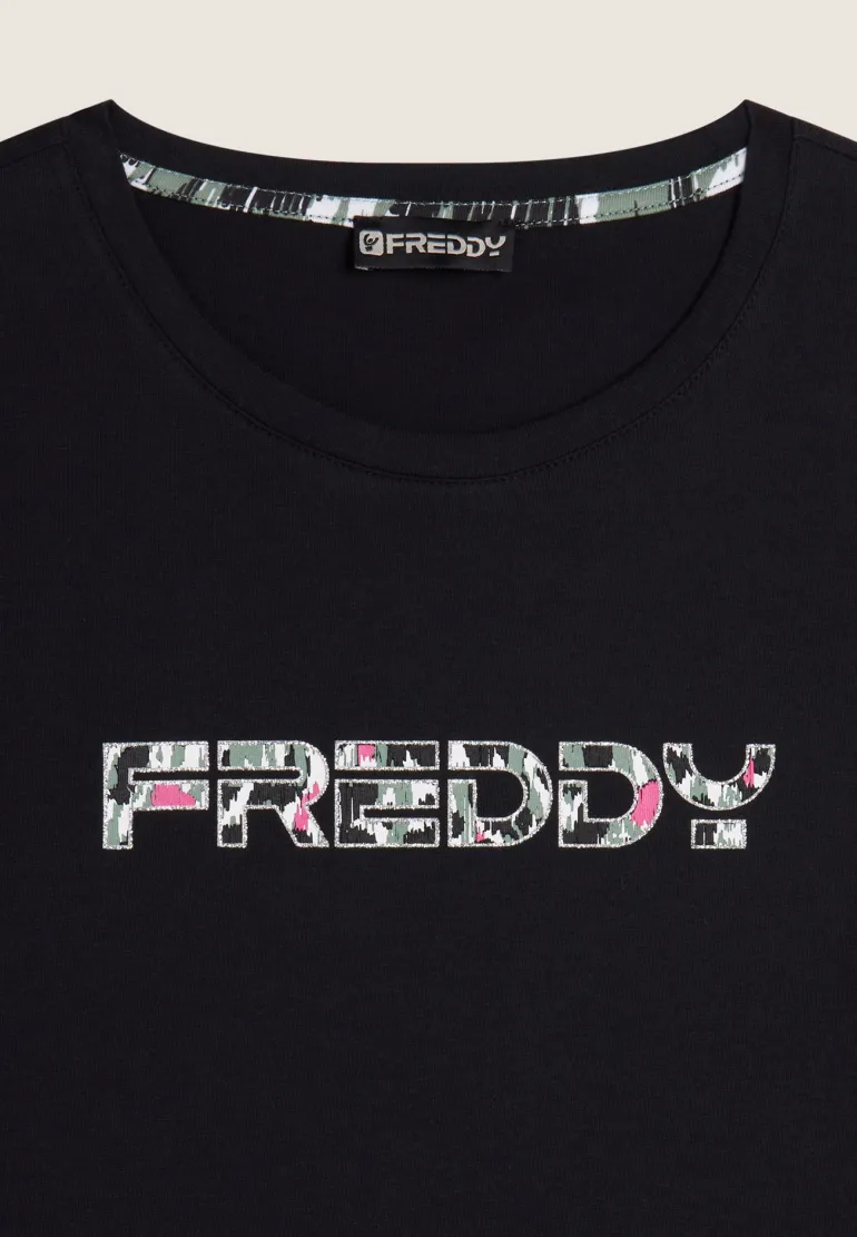 T-SHIRT A MANICA LUNGA DA DONNA FREDDY F4WMVT3 N