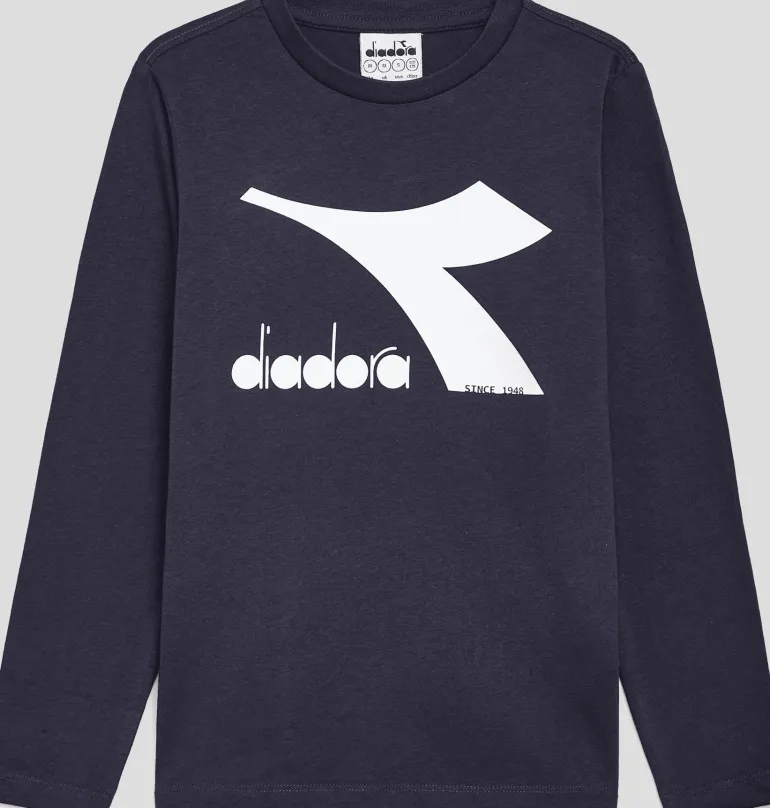 T-SHIRT A MANICA LUNGA JUNIOR DIADORA CORE CLASSIC NAVY - 102.179982 60062