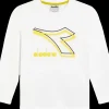 T-SHIRT A MANICA LUNGA JUNIOR DIADORA LOGO OPTICAL WHITE 102.181439 20002
