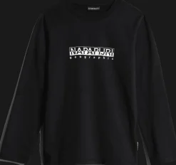 T-SHIRT A MANICA LUNGA JUNIOR NAPAPIJRI K S-BOX LS 1 BLACK Â NP0A4GNI 041