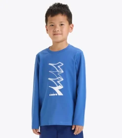 T-SHIRT A MANICA LUNGA JUNIOR DIADORA LOGO BLUE BYZANTINE 102.181439 60025