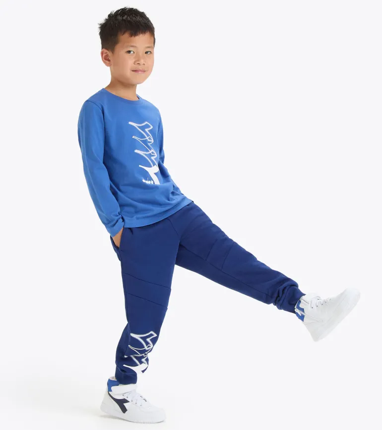 T-SHIRT A MANICA LUNGA JUNIOR DIADORA LOGO BLUE BYZANTINE 102.181439 60025