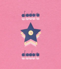 T-SHIRT A MANICA LUNGA JUNIOR DIADORA LOGO CHATEAU PINK 102.180959 50149