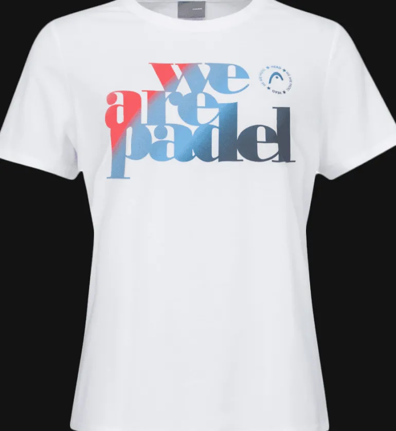 T-SHIRT DA DONNA HEAD WE ARE PADEL 814593 WHNV