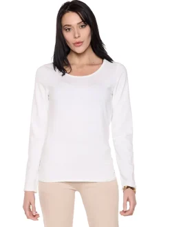 T-SHIRT DA DONNA LEONE T-SHIRT LONG SLEEVES NEVER WITHOUT