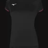 T-SHIRT DA DONNA MANICA CORTA TEAM CORE NERA