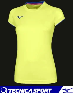 T-SHIRT DA DONNA MANICA CORTA TEAM CORE GIALLA