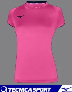 T-SHIRT DA DONNA MANICA CORTA TEAM CORE ROSA