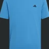 T-SHIRT DA TENNIS JUNIOR ADIDAS CLUB BLU HZ9010