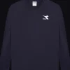 T-SHIRT DA UOMO A MANICA LUNGA DIADORA T-SHIRT CHROMIA CLASSIC NAVY - 102.178846 60062