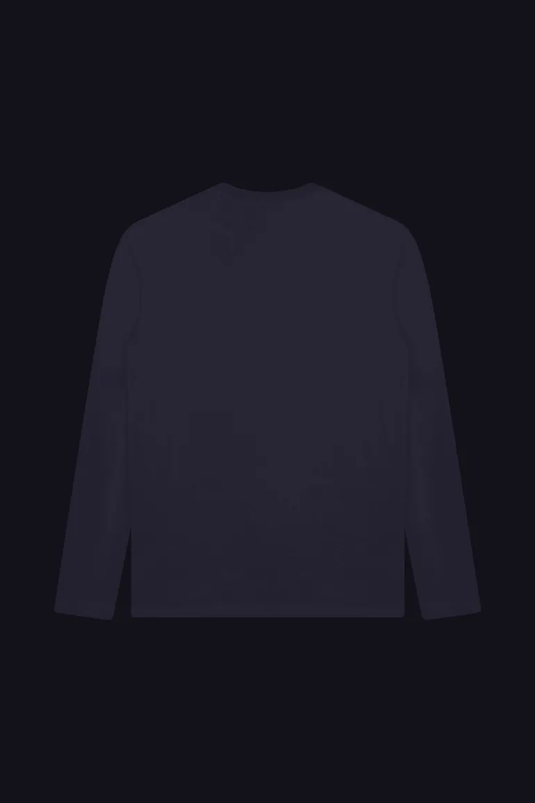 T-SHIRT DA UOMO A MANICA LUNGA DIADORA T-SHIRT CHROMIA CLASSIC NAVY - 102.178846 60062