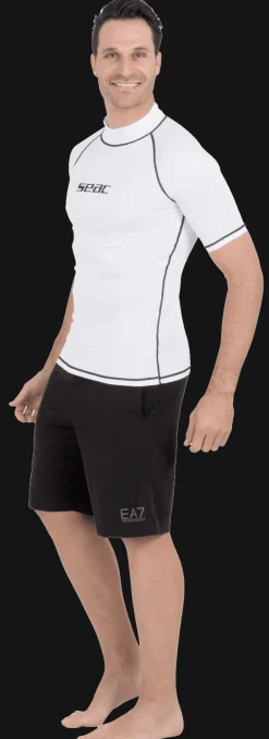 T-SHIRT DA UOMO IN LYCRA SEAC SUB T-SUN BIANCO
