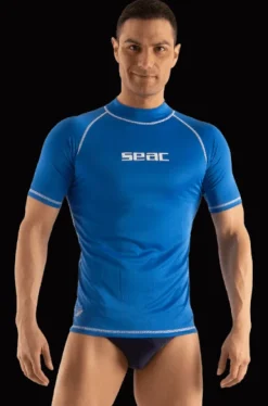 T-SHIRT SUN A MANICA CORTA SEAC SUB MAN BLU