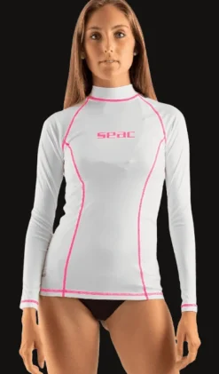 T-SHIRT SUN LONG SEAC SUB DONNA BIANCO