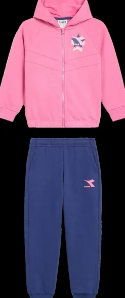 TUTA JUNIOR DIADORA HD FZ LOGO CHATEAU PINK 102.180964 50149