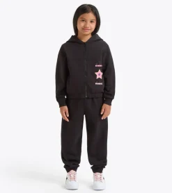 TUTA JUNIOR DIADORA HD FZ LOGO BLACK 102.180962 80013
