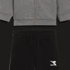 TUTA JUNIOR DIADORA TRACKSUIT HD FZ TWISTER 102.178704 40015 ARANCIO/GRIGIA/BLU