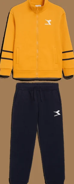 TUTA JUNIOR DIADORA TRACKSUIT FZ CHROMIA 102.178715 40015 GIALLO RADIANTE