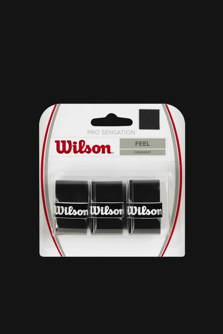WILSON PRO OVERGRIP SENSATION 3 PACK NERO