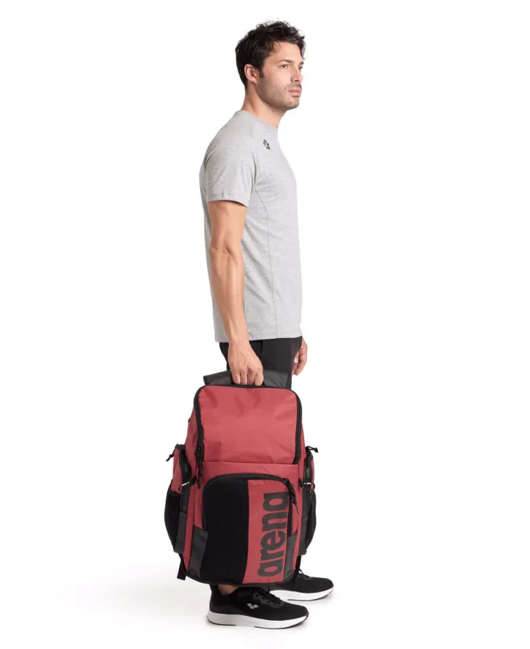 ZAINO DA NUOTO UNISEX ARENA SPIKY III BACKPACK 45 CRIMSON_BLACK 005569 105
